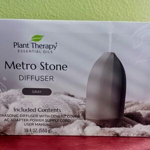 Plant Therapy Metro Stone Diffuser - Gray